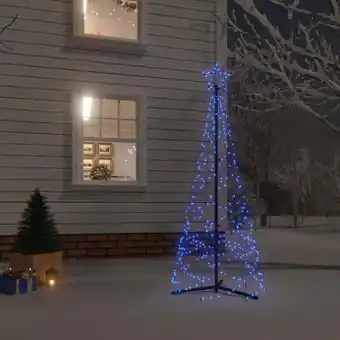 ManoMano Maisonchic - LED-Weihnachtsbaum,Outdoor-Lichterketten,Weihnachtsschmuck/Weihnachtsdekoration Kegelform Blau 200 LEDs 70x180 c Angebot