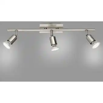 ManoMano Reality Leuchten - led Deckenstrahler nimes 3 flammig Metall Silber 45cm breit Angebot