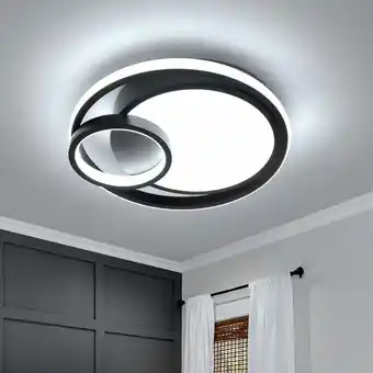 ManoMano Moderne LED-Deckenleuchte 36W, drei Ringe Design, Kaltweiß 6500K, 4050LM für Wohnzimmer, Schlafzimmer, Büro, Küche, Flur Angebot