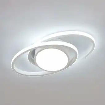 ManoMano Goeco - led Deckenleuchte, 40W Deckenleuchte, Kaltweiß 6500 k, moderne Deckenleuchte für Schlafzimmer, Wohnzimmer, Küche, Ø39 Angebot