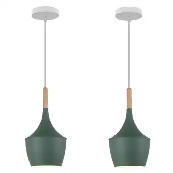 ManoMano Wottes - 2Pcs Pendelleuchte Kreativ Industriell Modern Einfach Verstellbarer Hängelampe Küche Wohnzimmer Angebot