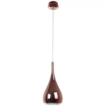 ManoMano Guelph Dome Pendel-Deckenleuchte Metall Roségold Außen Weiß Chrom Innen led E27 - Merano Angebot