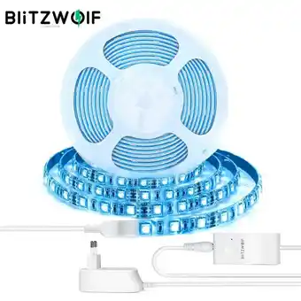 ManoMano Insma - BlitzWolf BW-LT11 2M Smart app Control rgbw led Strip Light Kit (2M EU-Stecker) Fantablau Angebot