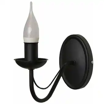 ManoMano Helam Lighting - Helam malbo Kerzenwandleuchte Schwarz 25cm Angebot