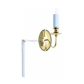 ManoMano Impex Georgian Kerzen-Wandlampe aus poliertem Messing Angebot