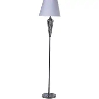 ManoMano Fijalo - Silbermetallstehlampe+92237, 1x27, max.40W nicht enthalten 37x166cm, Basi Angebot