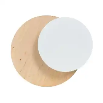 ManoMano Emibig circle Holz, weiße Unterputz-Wandleuchte 1x G9 Angebot