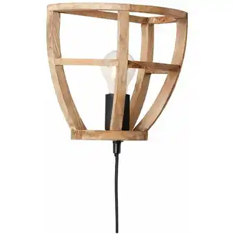 ManoMano Lampe Matrix Nature Wandspot antik holz/schwarz korund 1x A60, E27, 60W, geeignet für Normallampen (nicht enthalten) Mit Schn Angebot