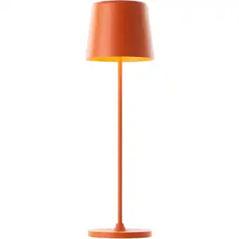 ManoMano Lampe Kaami led Außentischleuchte 37cm orange matt Metall/Holz orange 2 w led integriert - orange - Brilliant Angebot