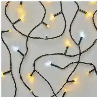 ManoMano LED-Lichterkette warmweiß + blinkend kaltweiß für Innen und Außen, 12m lang, 120 LEDs, 6 h Timer und Netzteil, D4AN02 - Emos Angebot