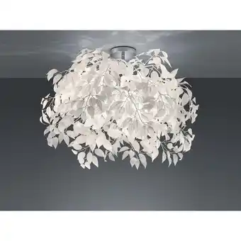 ManoMano Led Deckenleuchte Blätter Lampenschirm in Weiß Ø70cm Angebot