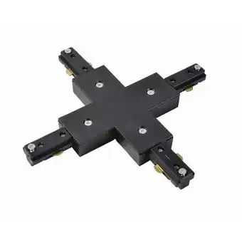 ManoMano Forum Lighting - Forum Tor 240-V-Stromschienen-X-Stecker, Schwarz Angebot