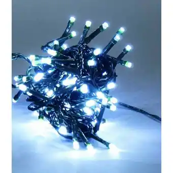 ManoMano Kette 100 led weiß w - motor und transformator Für den Außenbereich 5 + 5 Meter Kabel Angebot