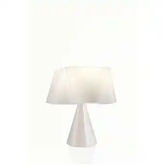 ManoMano Weiße Tischlampe aus Kunststoff Cm. 28 x 32 Std Angebot