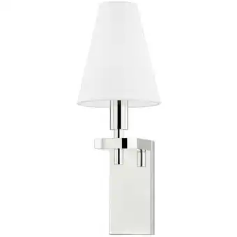 ManoMano Hudson Valley Lighting - Dooley 1 Light Wandleuchte Nickel poliert, Leinen, 2700K Angebot