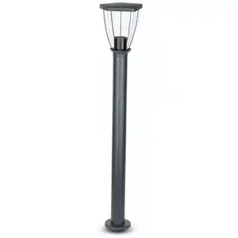 ManoMano V-tac - LED-Gartenleuchte mit E27 (max 40W) Edelstahl-Fassung h: 800mm Farbe Schwarz IP44 Angebot