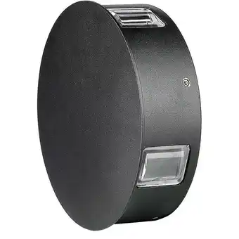 ManoMano V-tac - LED-Wandleuchte Rund 3W 140LM/W Farbe Schwarz 3000K IP65 Angebot