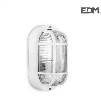 ManoMano EDM - E3/34350 Aplique Ip54 Oval Blanco E27 40W 20X11,3Cm Mod. Ovalo Tarragona Angebot