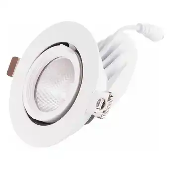 ManoMano Greenice - Downlight-Led 7W 700Lm 4000ºK Runden Orientierbar 40.000H [HO-COB-C-C-OR-7W-W] Angebot