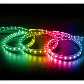 ManoMano Ledkia - LED-Streifen rgb 220V ac 60 LED/m IP65 nach Mass Breite 16mm Schnitt jede 100cm 120º 30m Angebot