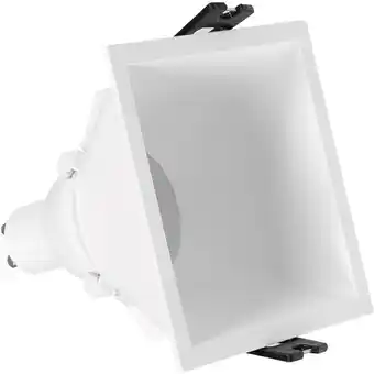 ManoMano Downlight Eckig GU10 6W Schnitt 85x85 mm Niedrieger UGR PC No Flicker Kaltes Weiß 6500K Weiß120º53 mm Angebot