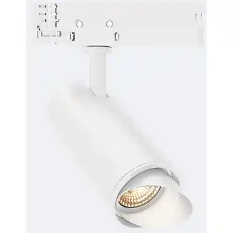 ManoMano LED-Strahler für 3-Phasenstromschiene 20W Fasano Cilindro Bisel No Flicker Dimmbar Weiss Neutrales Weiß 4000K 36º170 mm Angebot