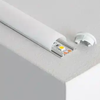 ManoMano Aluminiumprofil Aufbau Flexibel 1m für LED-Streifen bis 12mm Milchweiß1000 mm Angebot