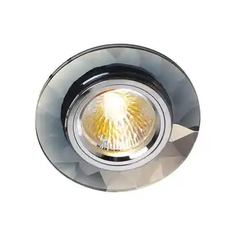 ManoMano Inspired Lighting - Inspired Diyas - Crystal Downlights - Vertiefter Downlight-abgeschrägter runder Rand Nur klar, erfordert  Angebot