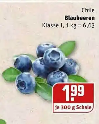 REWE Kaufpark Blaubeeren Angebot