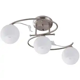 ManoMano Lindby - Svean - dreiflammige Deckenlampe - weiß, nickel matt Angebot