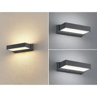 ManoMano Trio Leuchten - Moderne led Außenwandleuchte Anthrazit IP65 - 2er set für Fassadenbeleuchtung Angebot