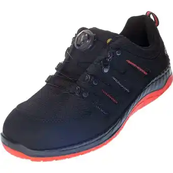 ManoMano Elten - Sicherheitsschuh maddox boa black-red Low esd S3 mit Schnellverschluss, Größe: 39 Angebot