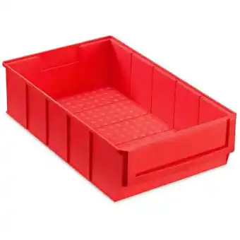 ManoMano Proregal-aufbewahrung Für Profis - Rote Industriebox 300 b HxBxT 8,1x18,3x30cm 3,4 Liter Sichtlagerkasten, Sortimentskasten,  Angebot