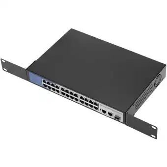 ManoMano PoE-Switch bis zu 100 Mbit/s mit 2 SFP-Ports und 24 PoE-Ports - Cablemarkt Angebot