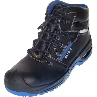 ManoMano Elten - Sicherheitsschnürstiefel leonardo xxsg black-blue Mid esd S3 Arbeitsschuh, Größe: 47 Angebot