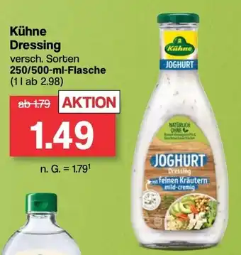 Famila Nord West Kühne Dressing 250/500-ml-Flasche Angebot