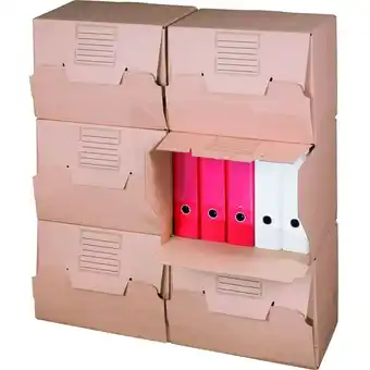 ManoMano Smartbox Pro - 10 x Archivbox, 426x326x295mm, mit großem Beschriftungsfeld Angebot