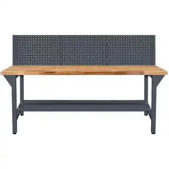 ManoMano Proregal-betriebsausstattung Zum Fairen Preis - Werkbank Giant Rhino Plus mit Lochplatte HxBxT 131x200x70cm Traglast 500kg An Angebot