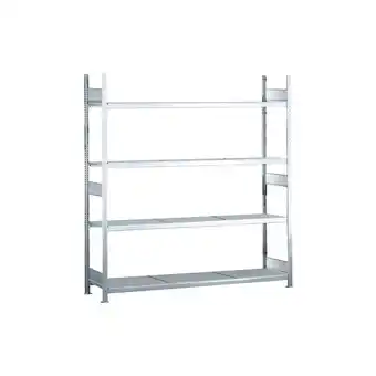 ManoMano Schulte Weitspannregal mit Stahlböden ws 2000 Grundregal HxBxT 250x250x60cm 4 Ebenen Fachlast 400kg Verzinkt - Verzinkt Angebot