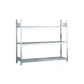 ManoMano Schulte Weitspannregal mit Stahlböden ws 2000 Grundregal HxBxT 200x250x80cm 3 Ebenen Fachlast 400kg Verzinkt - Verzinkt Angebot