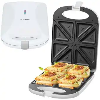 ManoMano Xxl 4er Sandwichmaker Edelstahl Sandwichtoaster Sandwich Maker Waffeleisen Paninitoaster Elektrogrill 1200 Watt 8 Sandwicheck Angebot