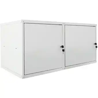 ManoMano PROREGAL Mega Deal 3x Schließfachwürfel Cubic XL HxBxT 45x45x45 cm Grau - Grau Angebot