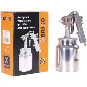 ManoMano Brixo - Sprühpistole Airbrush zum Malen mit niedrigerem Tank lt 1 Angebot