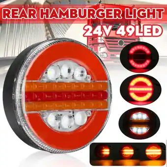 ManoMano Kingso - 24V 49LED sequentielle dynamische Hamburger-Rücklicht-Anzeige für LKW-Bus Hasaki Angebot