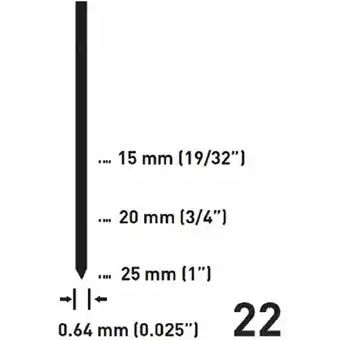 ManoMano Fervi - 10000 metall pins fž£r druckluft tacker nagler 0588/620 - 0,63x20h mm Angebot