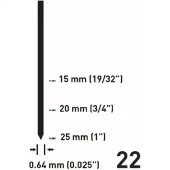 ManoMano Fervi - 10000 metall pins fž£r druckluft tacker nagler 0588/615 - 0,63x15h mm Angebot