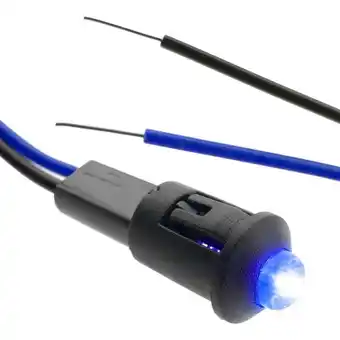 ManoMano Cablemarkt - 8 mm blaue 220-VAC-LED-Kontrollleuchte Angebot