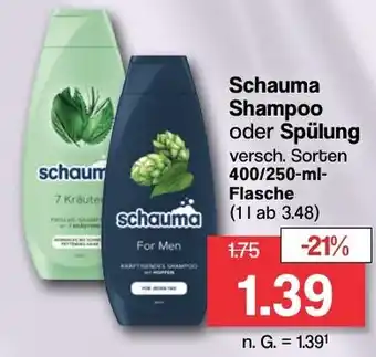 Famila Nord West Schauma Shampoo oder. Sorten 400/250-ml- Angebot