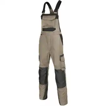 ManoMano Kübler Workwear - Kübler Innovatiq Latzhose sandbraun/schwarz Gr. 30 - Braun Angebot