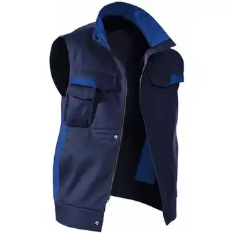 ManoMano Kübler Workwear - Kübler Vita mix Weste dunkelblau/kbl.blau Gr. 4XL - Blau Angebot